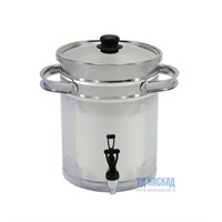 Бак для воды на 10 литров с краном и крышкой. БП-10 31300